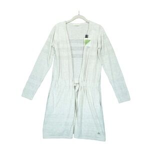 NWT Skunk Funk Women's Ivory Cardigan Size 2 Long Sleeve Belted